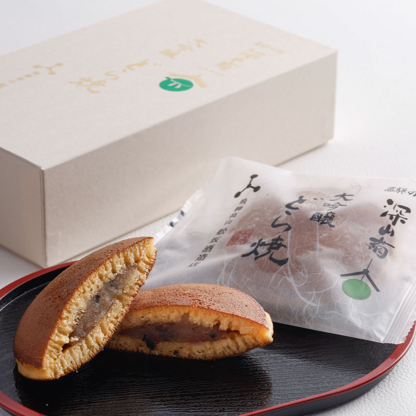 深山菊大吟醸どら焼き 4個箱入 (19531)