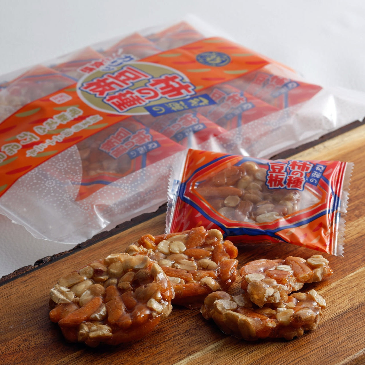 カリッと食感 飛騨の 柿の種豆板 (19698)