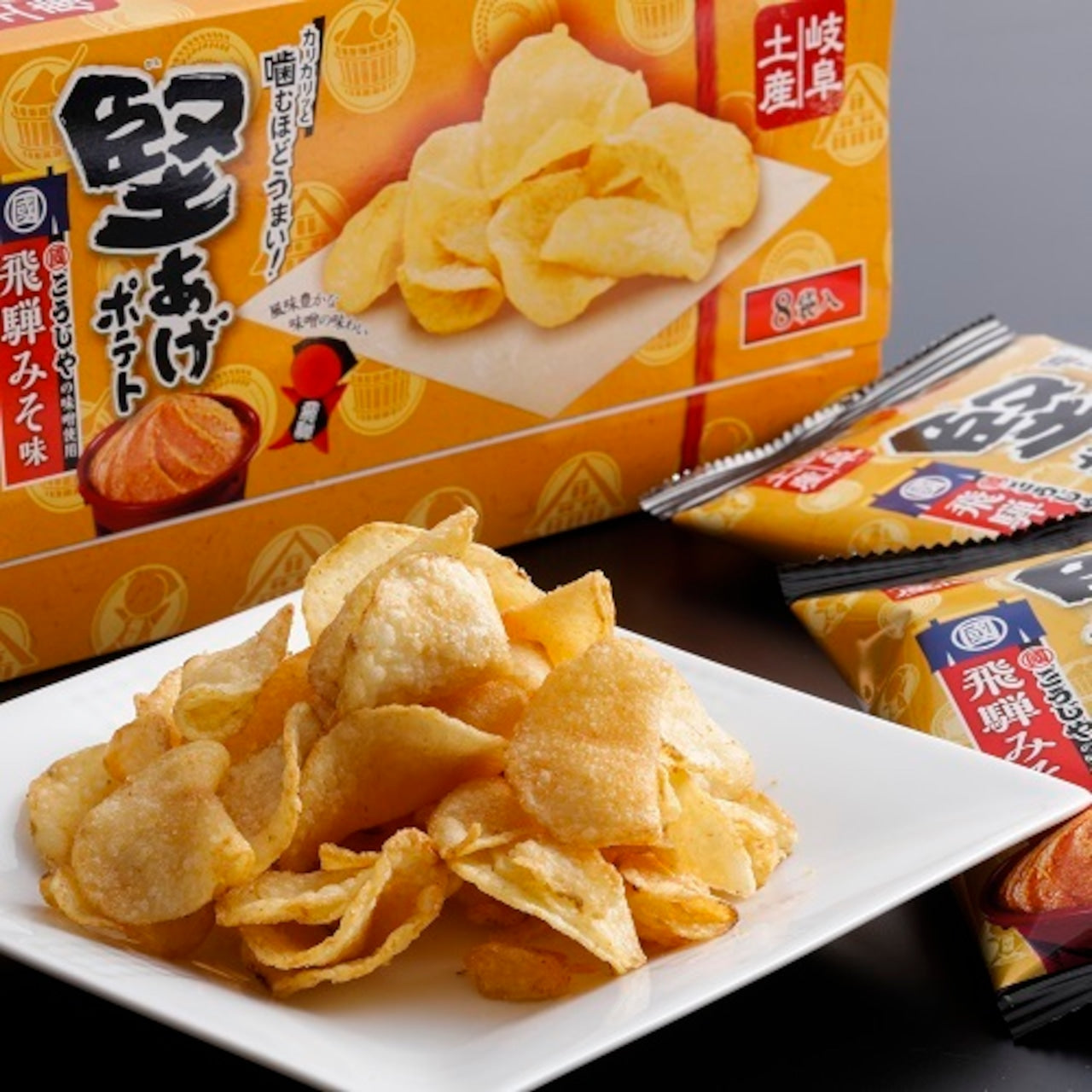 カルビー 堅あげポテト 飛騨味噌味 (14701)
